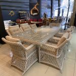 İthal Rattan Olimpos 8 Kişilik Yemek Takımı