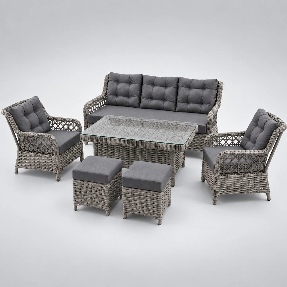 Ankara rattan bahçe oturma takımı